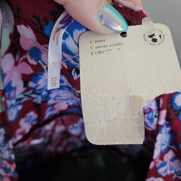 NWT Free People Maybel Blouse in Shiraz - Picture 9 of 9